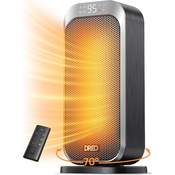Dreo Other - Dreo Space Heaters for Indoor Use, 1500W Fast Heating Portable 16", Silver